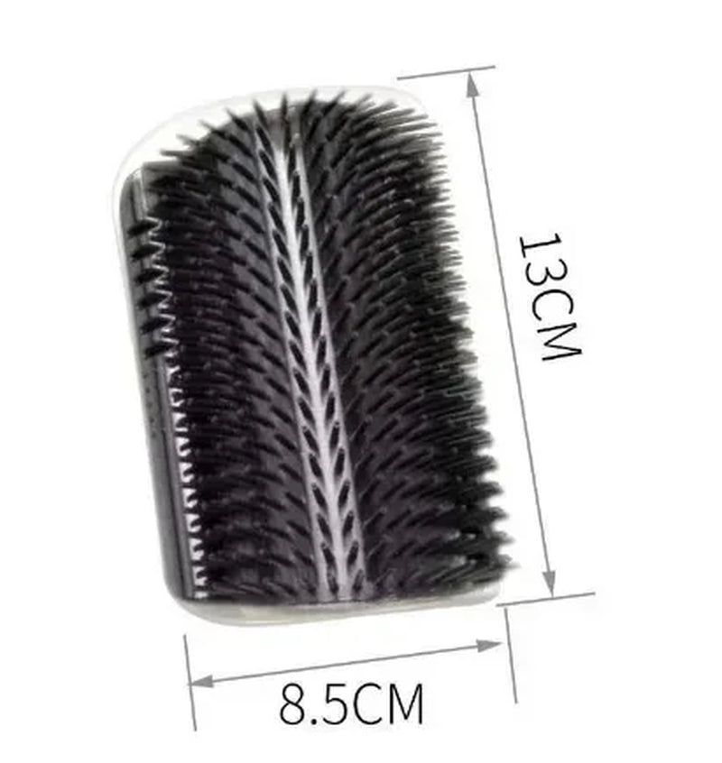 Cat Corner Brush Comb Massager for Cat Arch Plastic Scratcher Remove Hair Comb Grooming with Catnip Cat Self Cleaning Cat Supply